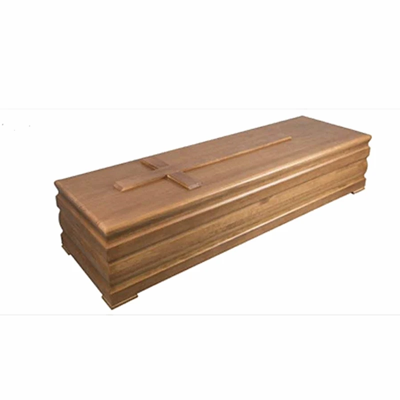 French Adult Oak Wood Coffin